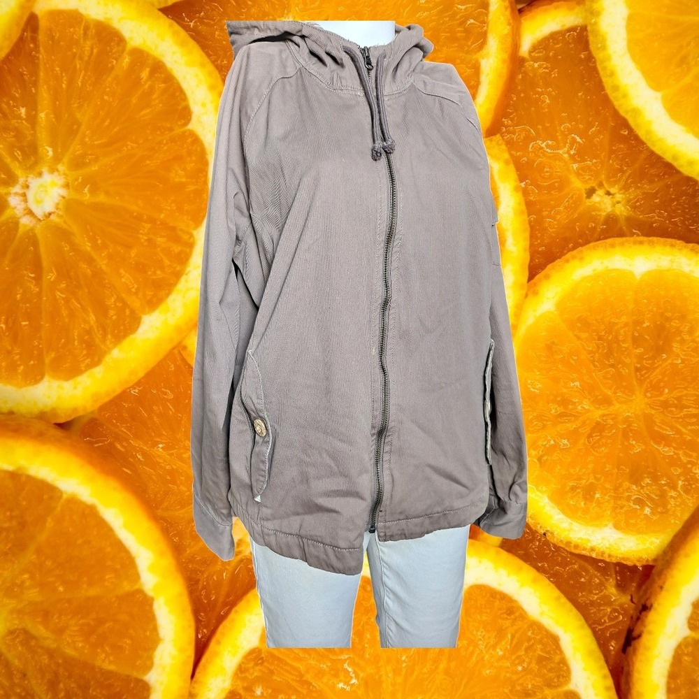 Cabela's Hooded Jacket Full Zip Lightweight Casual Activewear Coat‎ L